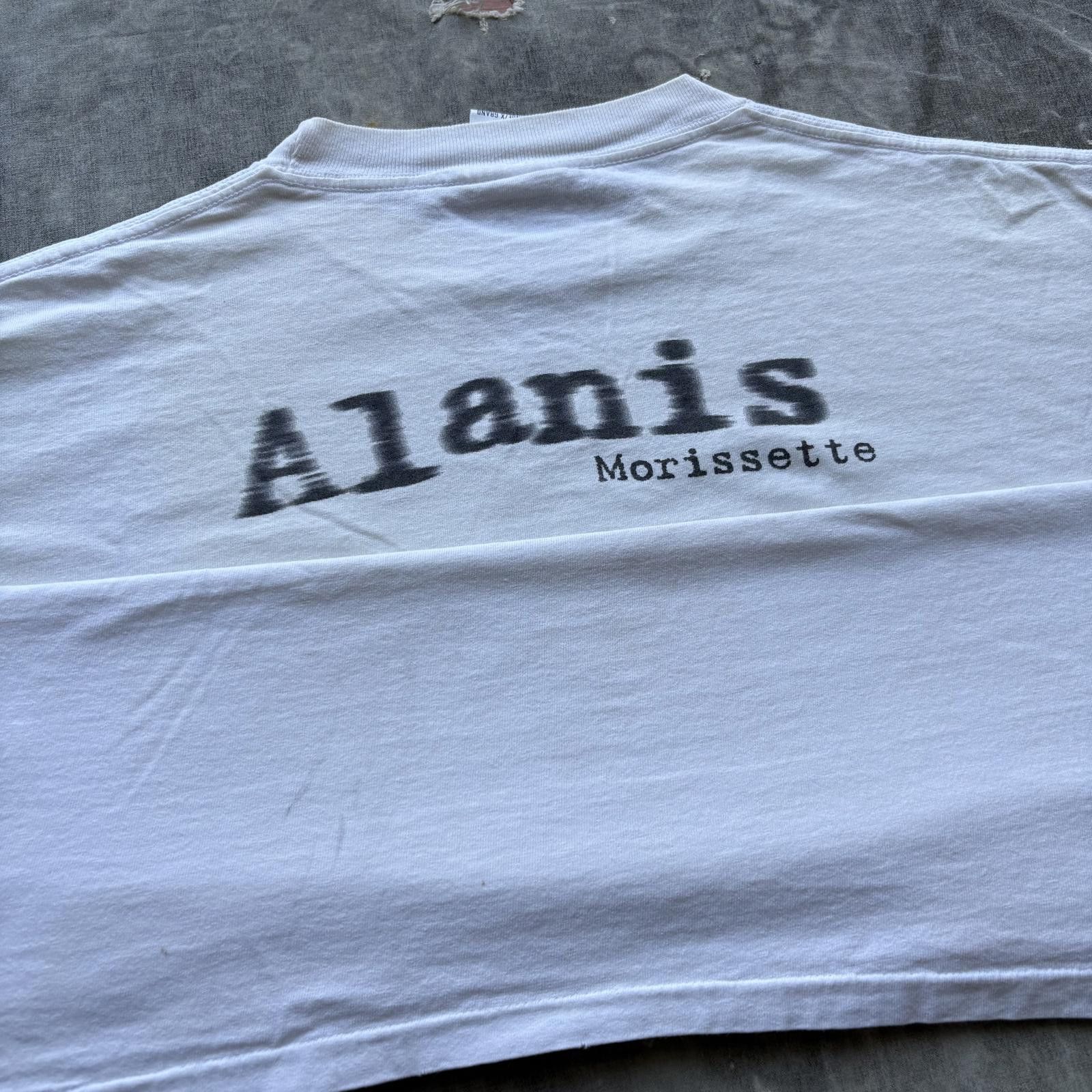 Band Tees Vintage 90s Rare Alanis Morissette Do I Stress You Out Shirt Size US XL / EU 56 / 4 - 6 Thumbnail
