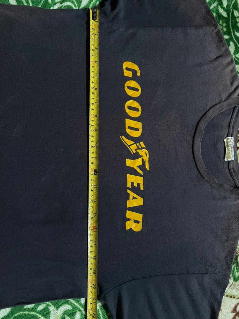 Vintage Japanese Brand K6-08 Vintage GOODYEAR tyre tee Distressed Size US L / EU 52-54 / 3 - 6 Thumbnail