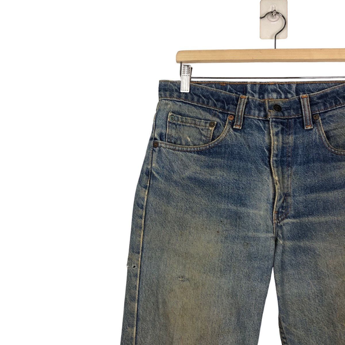 Levi's 🔥Vintage Distressed Denim Jeans Levi’s Size US 32 / EU 48 - 7 Thumbnail