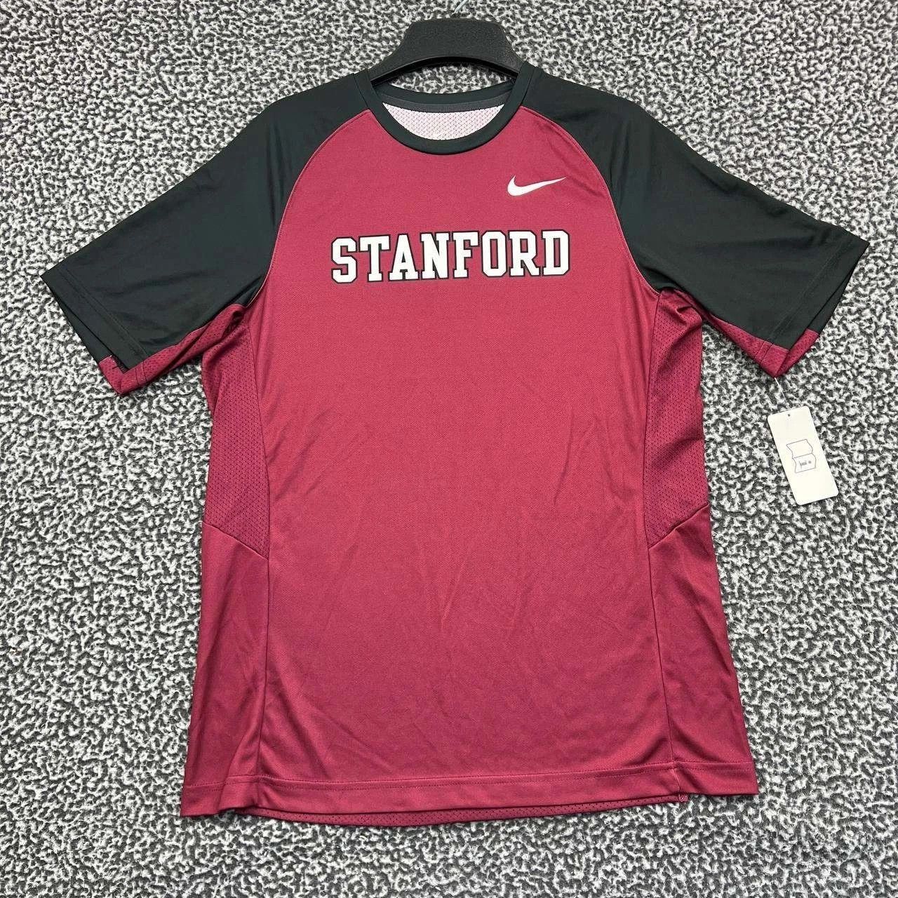 Nike Stanford Cardinal Shirt Men Dri-Fit Short Sleeve Crew Neck M Size US M / EU 48-50 / 2 - 1 Thumbnail