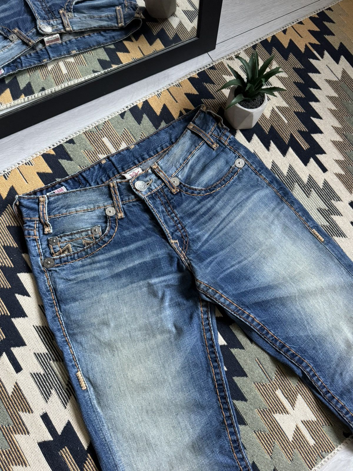 True Religion Vintage True Religion USA Hype Baggy Denim Jeans Size US 32 / EU 48 - 11 Thumbnail