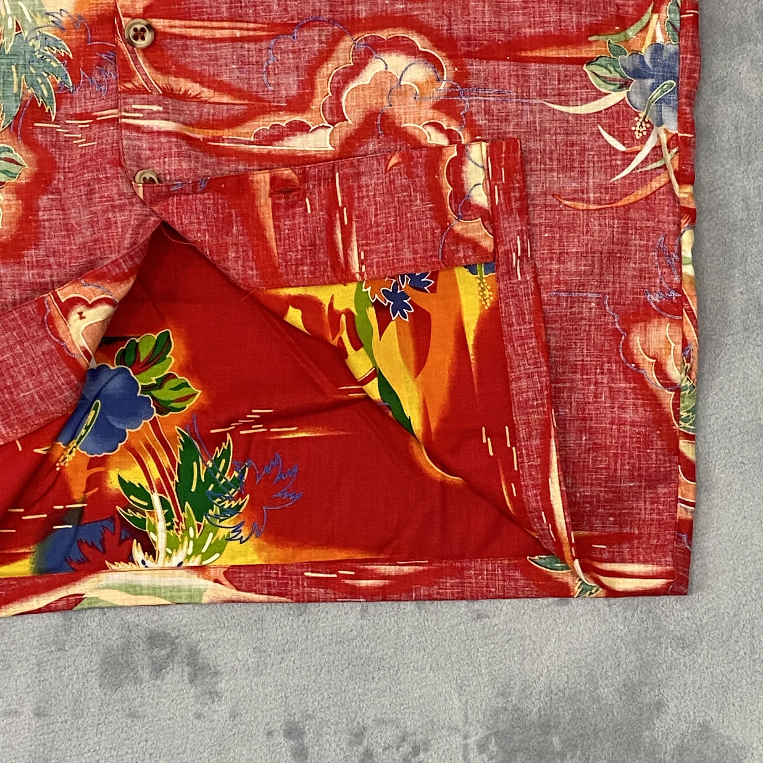 Other Reverse Print Hawaiian Islands Shirt Men Large Short Sleeve Size US L / EU 52-54 / 3 - 6 Thumbnail