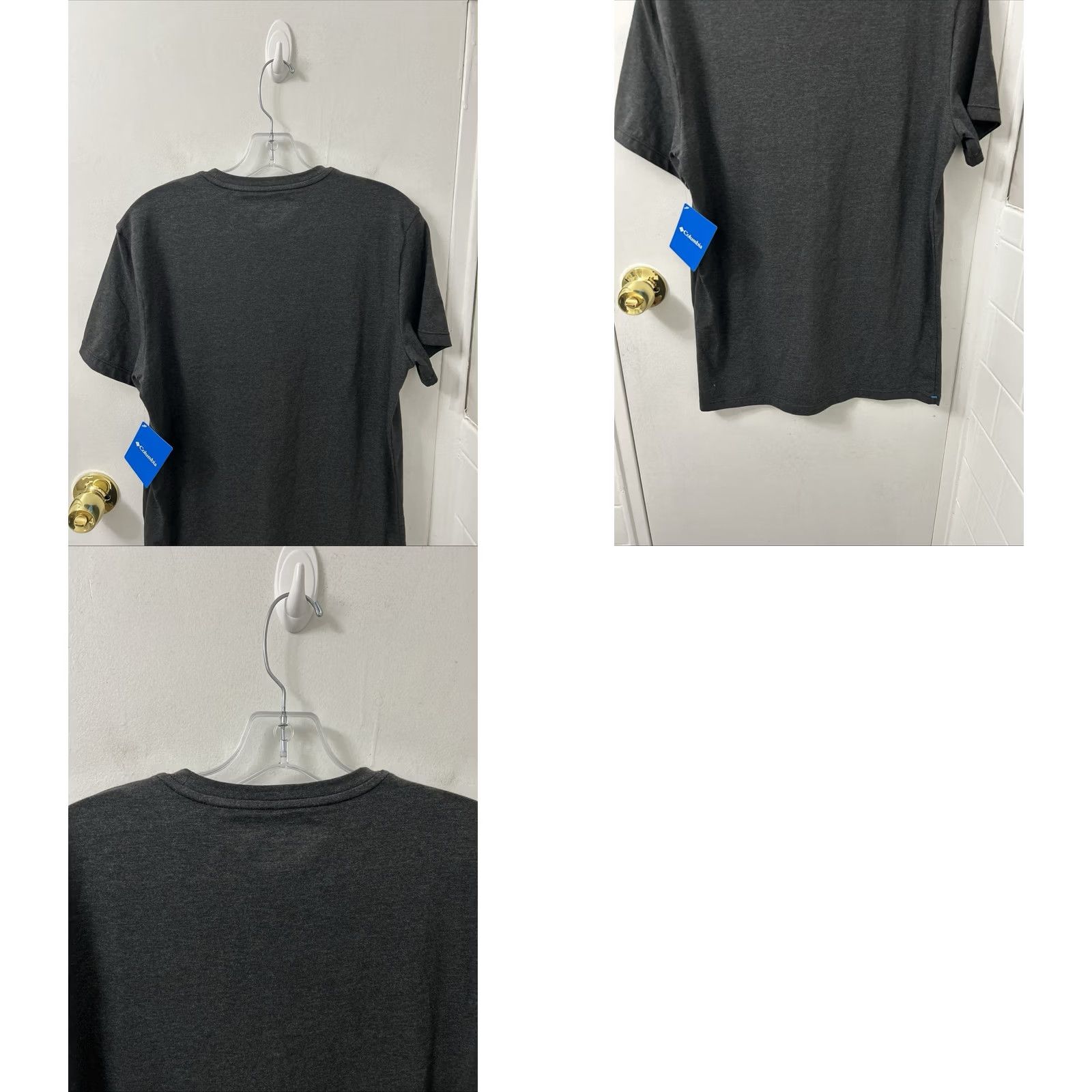 Vintage VINTAGE: No Columbia Shirt Mens M Charcoal Heather Gray Logo S/S NWT Size US M / EU 48-50 / 2 - 8 Thumbnail