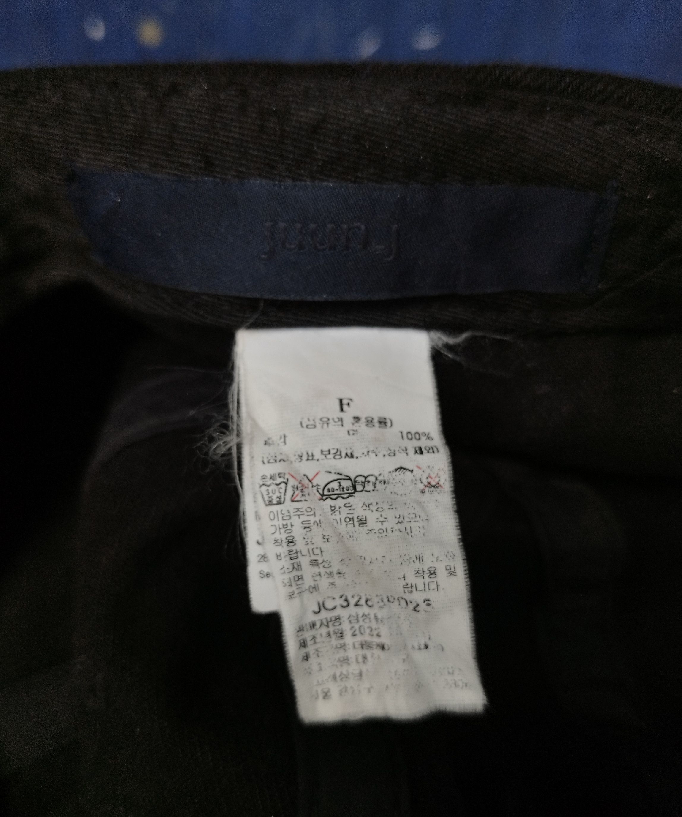 Juun.J Juun j denim embriodered cap Size ONE SIZE - 5 Thumbnail