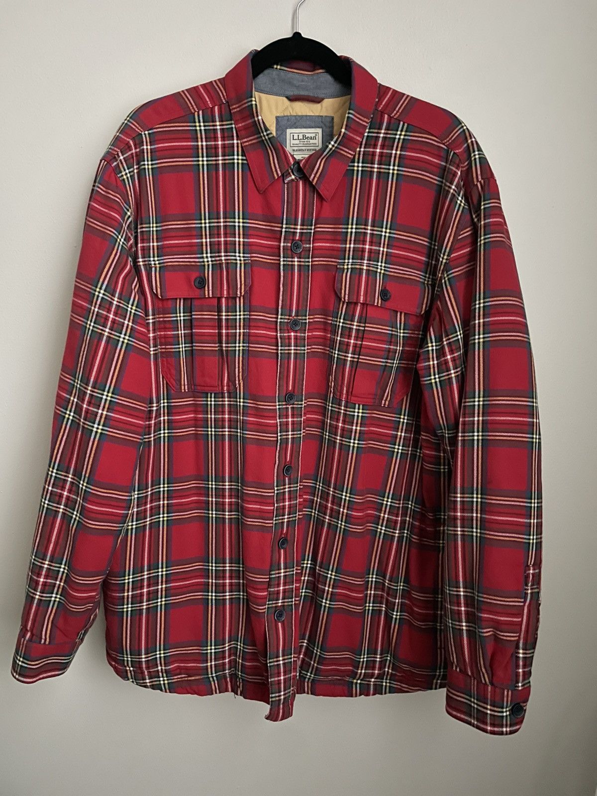 L.L. Bean Vintage L.L. Bean Insulated Western Flannel Shirt Size US XL / EU 56 / 4 - 4 Thumbnail
