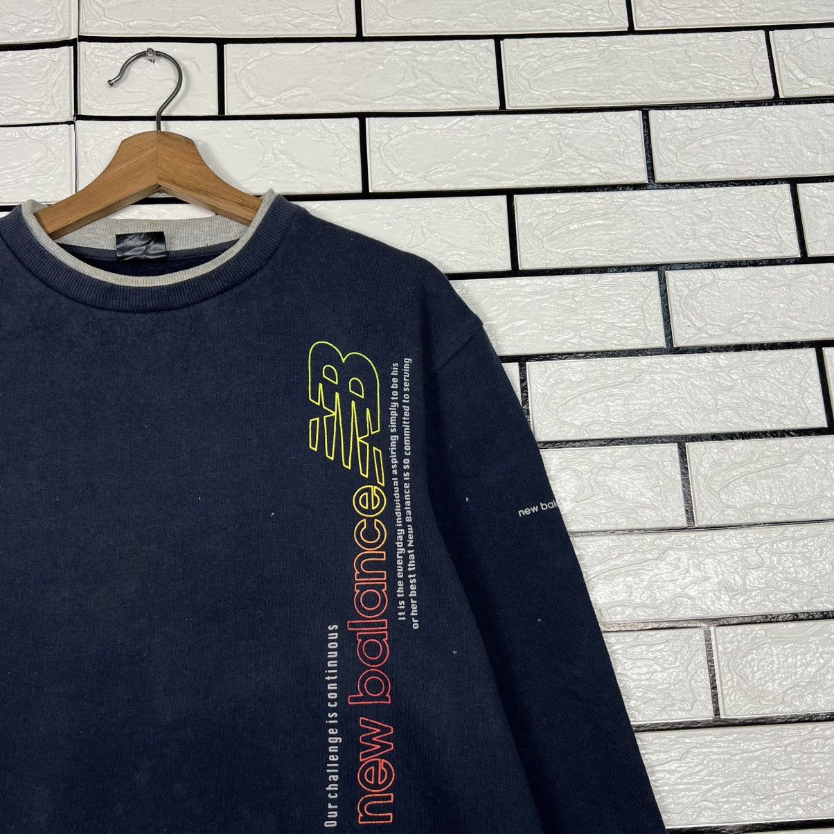 New Balance NEW BALANCE Big Logo Crewneck Sweatshirt #3968-C181 Size US L / EU 52-54 / 3 - 4 Thumbnail