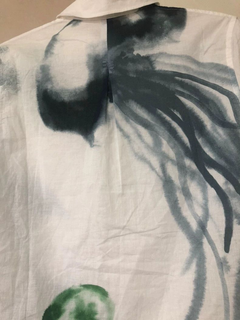 Yohji Yamamoto Yohji YamamotoJellyfish ink shirt 2503-Nextarrow Size US S / EU 44-46 / 1 - 4 Thumbnail