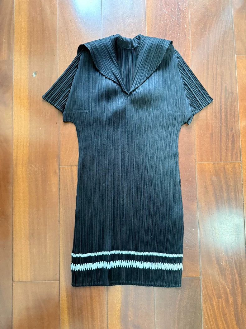 Issey Miyake Issey Miyake Pleated Black Polo Shirt - dmc Size US M / EU 48-50 / 2 - 1 Thumbnail