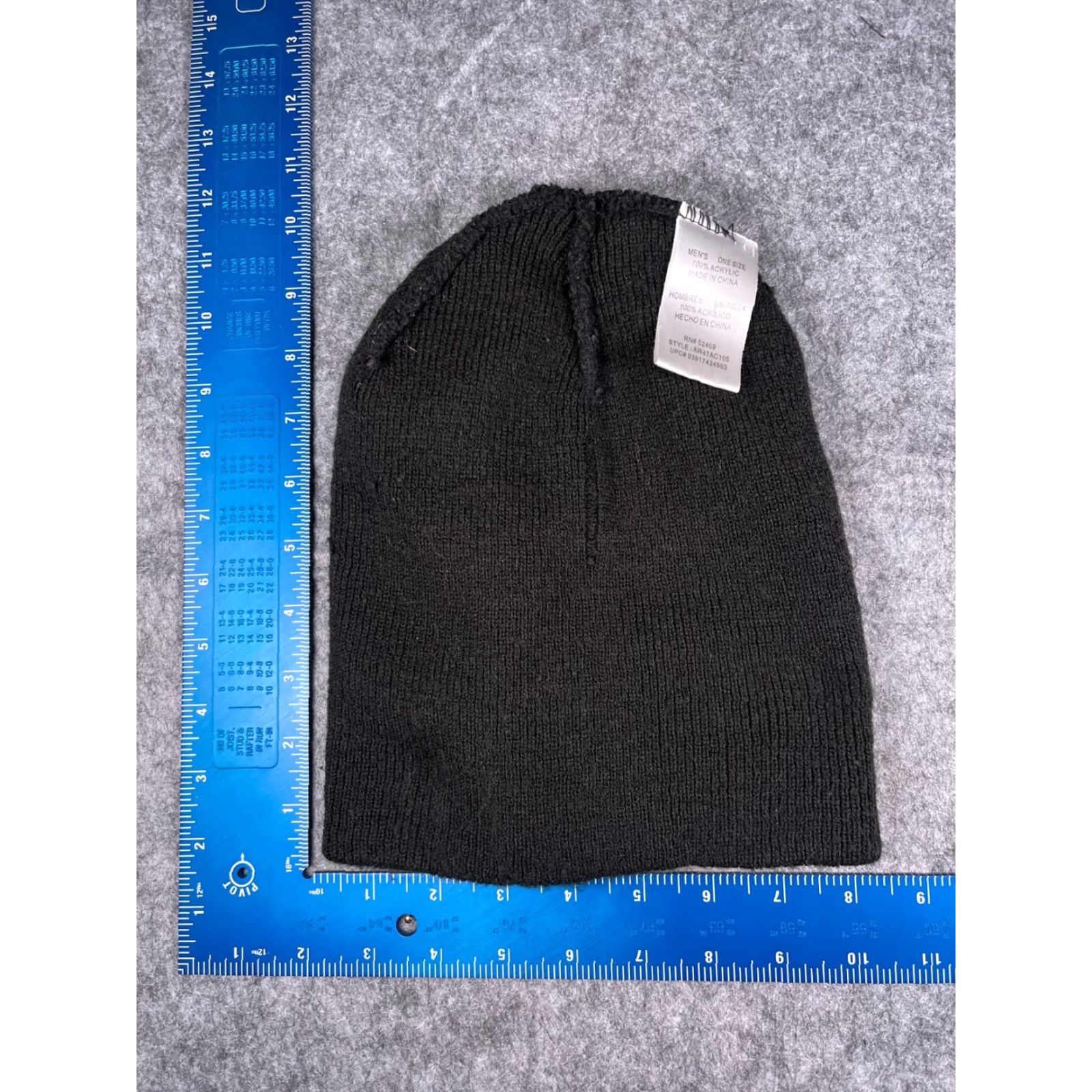 Walmart Unbranded Black Knit Beanie Ski Hat One Size - Lightweight Outdoor Casual Mens Size ONE SIZE - 4 Thumbnail