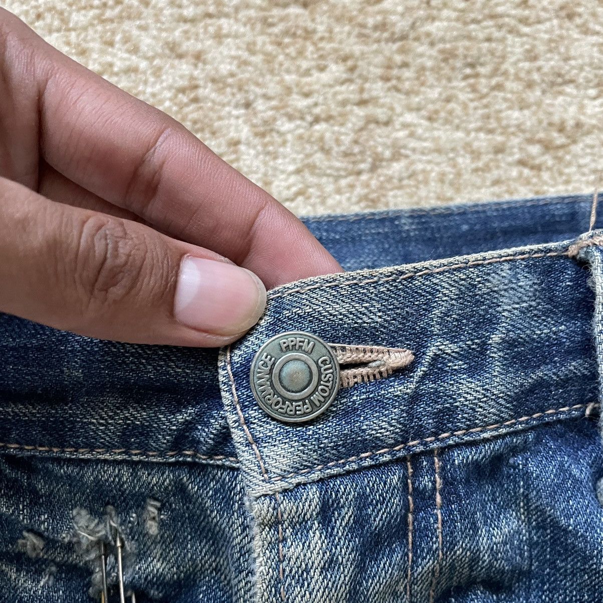 Japanese Brand × PPFM × Vintage PPFM DOUBLE WAIST RARE JEANS Size US 34 / EU 50 - 5 Thumbnail