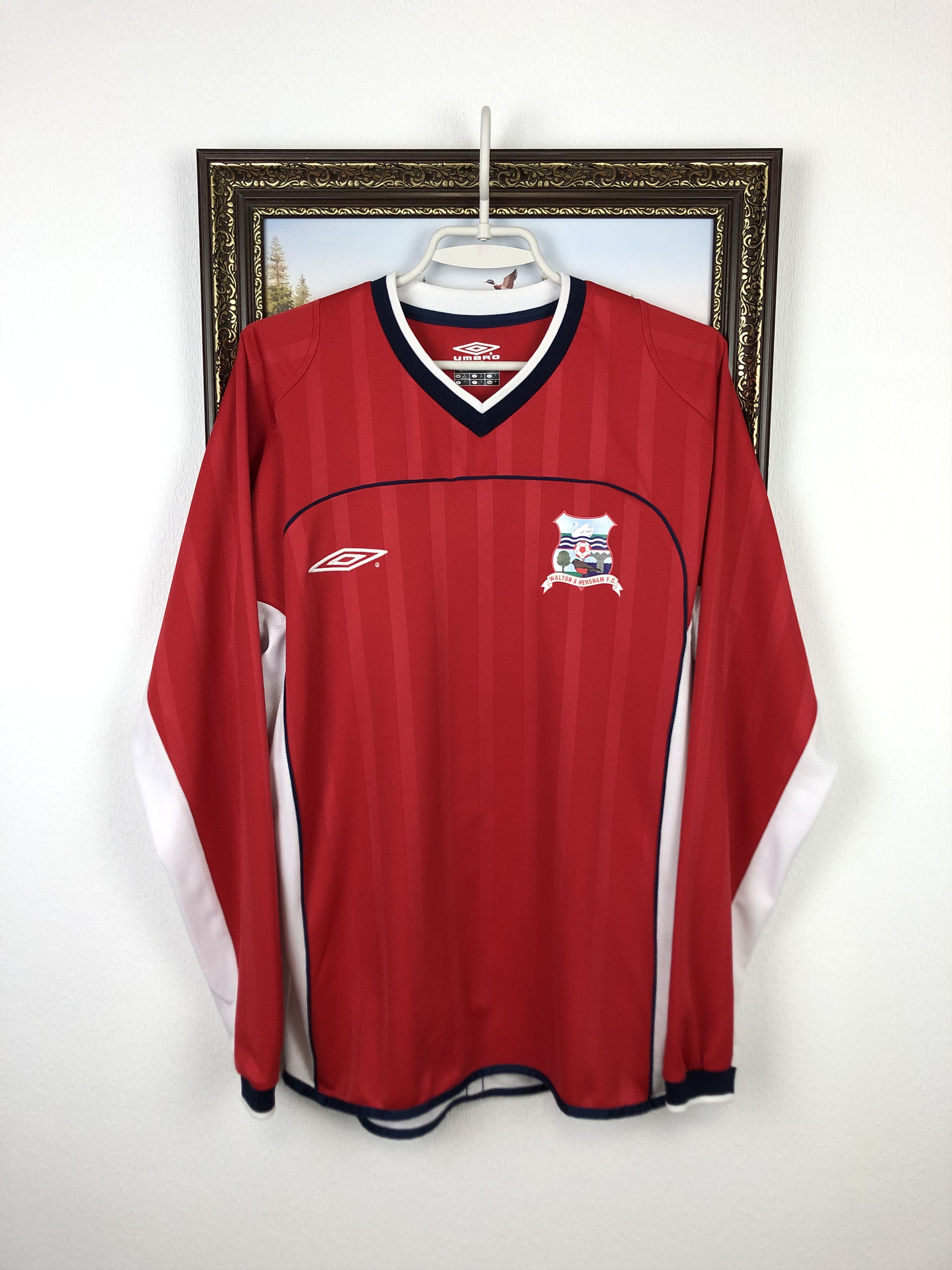 Umbro Vintage Walton & Hersham Football Shirt Jersey Tee Hype Size US S / EU 44-46 / 1 - 1 Thumbnail