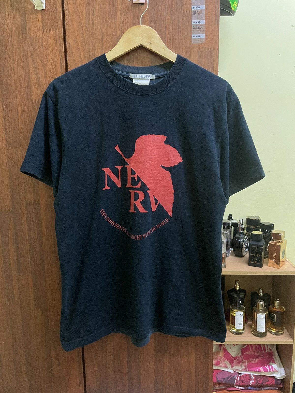 VINTAGE RARE NERV NEON GENESIS EVANGELION ANIME TSHIRT