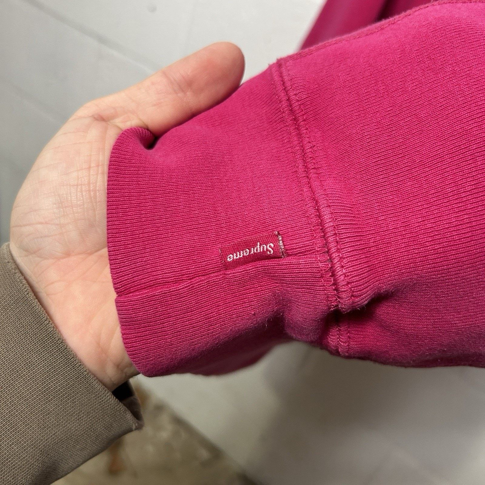 Supreme Supreme Reverse Hooded Sweatshirt “Fuchsia Pink” SS23 Size US XL / EU 56 / 4 - 10 Thumbnail
