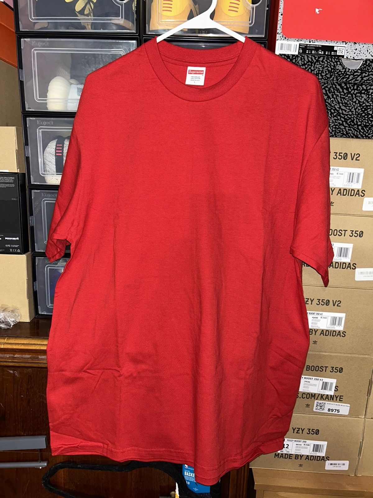Supreme Supreme Men's Red Blank Tee Shirt Size Large NEW Size US L / EU 52-54 / 3 - 1 Thumbnail