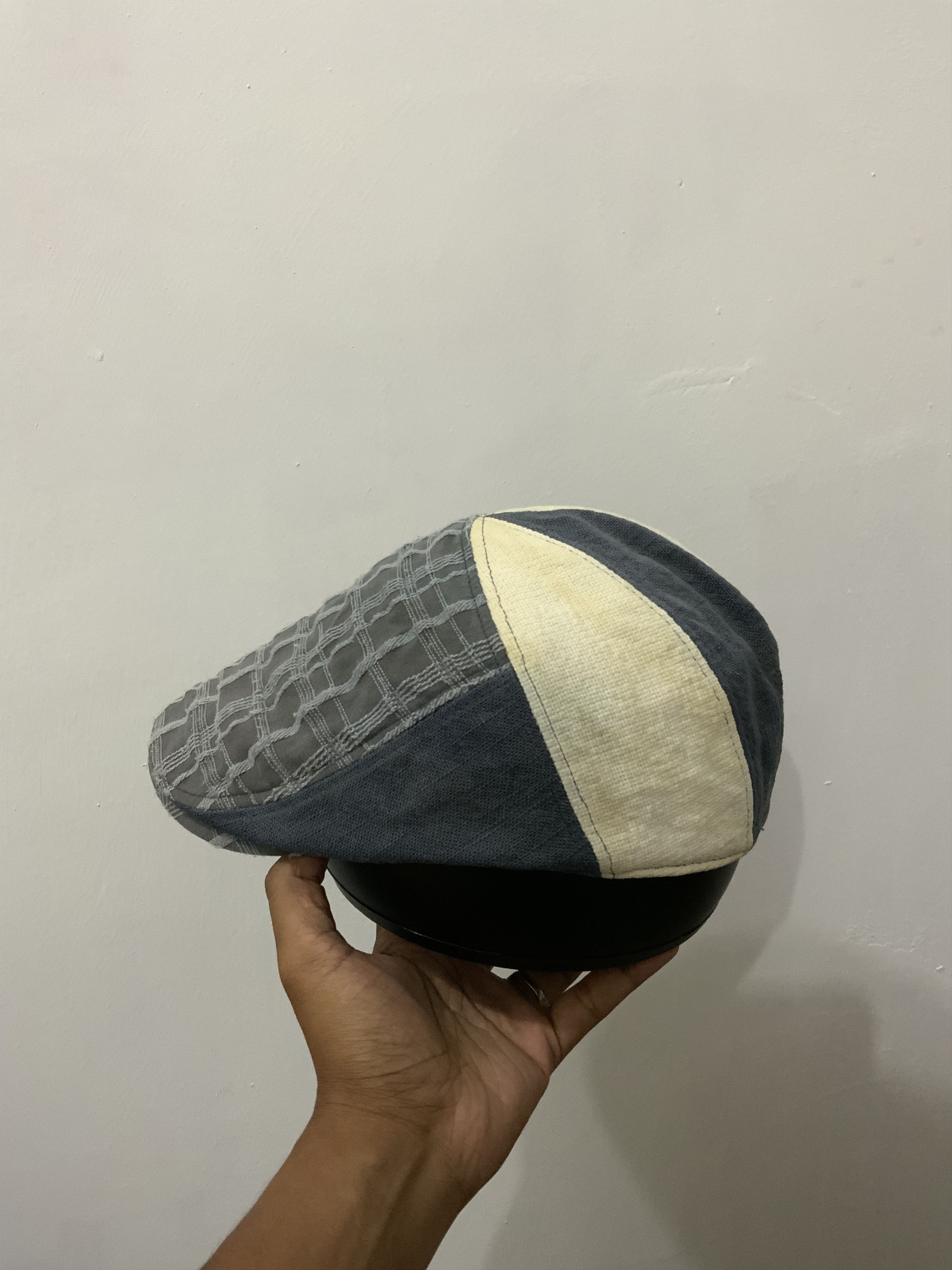 Japanese Brand Sashiko Boro Flat Baretta Hat Size ONE SIZE - 2 Thumbnail
