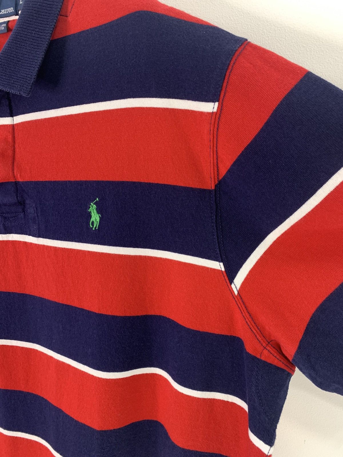 Polo Ralph Lauren × Ralph Lauren × Vintage Polo Ralph Lauren Vintage Heavy Polo T-Shirt L/XL Size Size US L / EU 52-54 / 3 - 5 Thumbnail