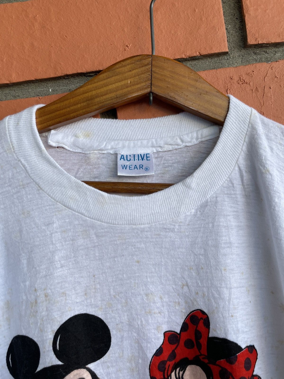 Mickey Mouse × Vintage Vintage 80’s Mickey Mouse bootleg dancing hippie retro mouse Size US L / EU 52-54 / 3 - 4 Thumbnail