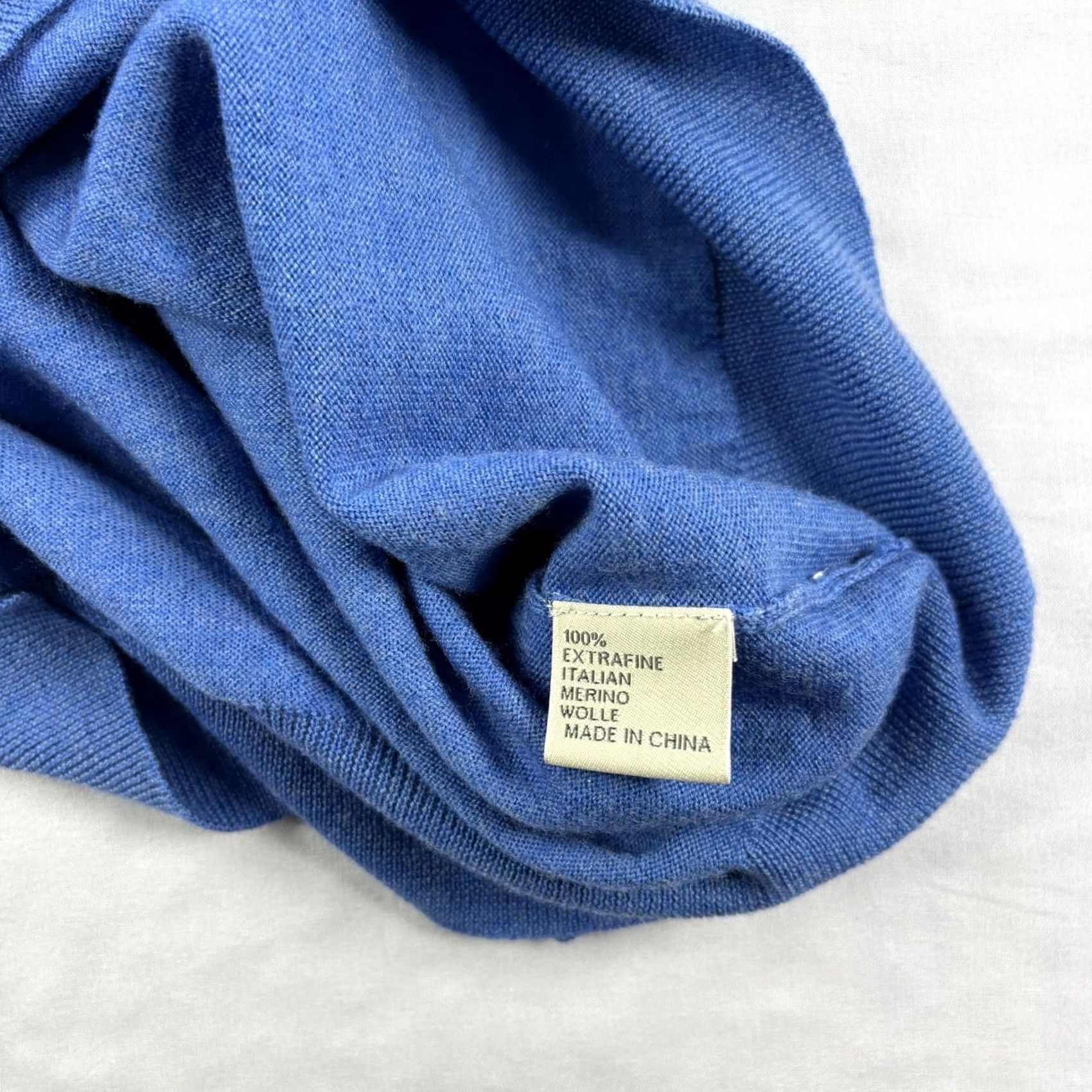 Peter Millar Peter Millar Wool Sweater Mens Large Blue V-Neck Golf Pullover Stretch Casual Size US L / EU 52-54 / 3 - 7 Thumbnail