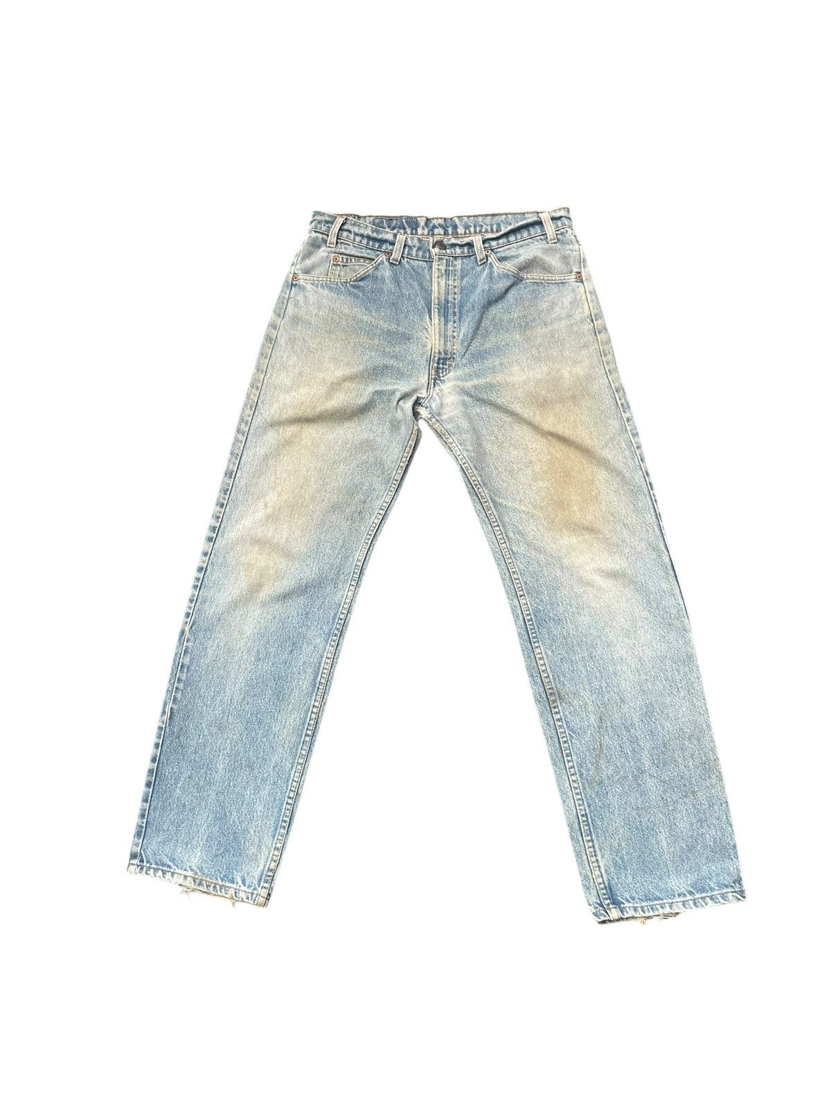 Levi's Vintage 1989 Levis 505 Orange Tab USA Size US 33 - 1 Thumbnail