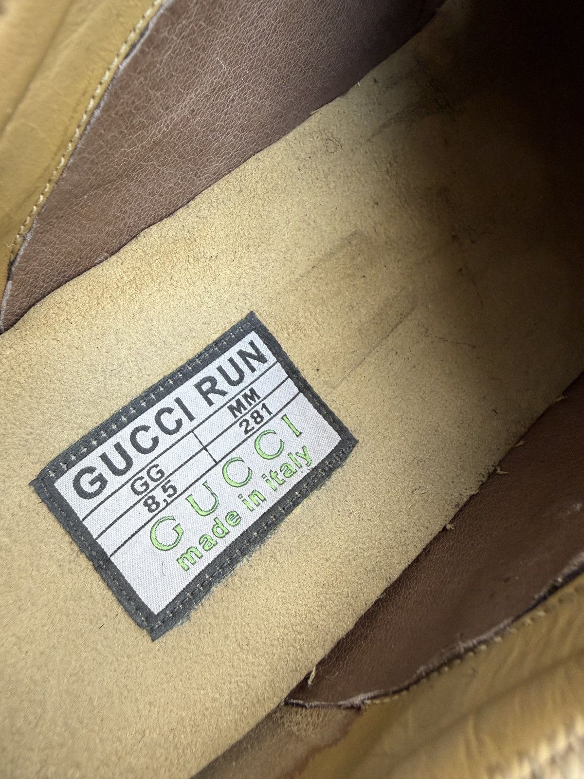 Gucci Gg monogram Run sneaker Size US 9.5 / EU 42-43 - 11 Thumbnail