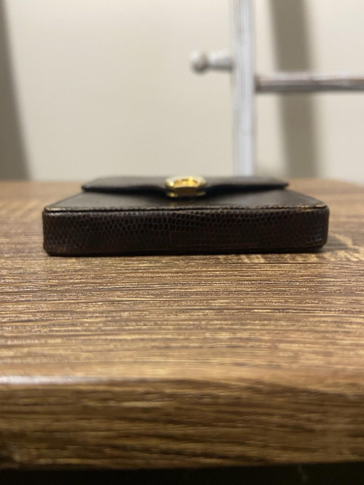 Gucci Vintage Gucci brown snakeskin leather sliding cigarette case Size ONE SIZE - 3 Thumbnail