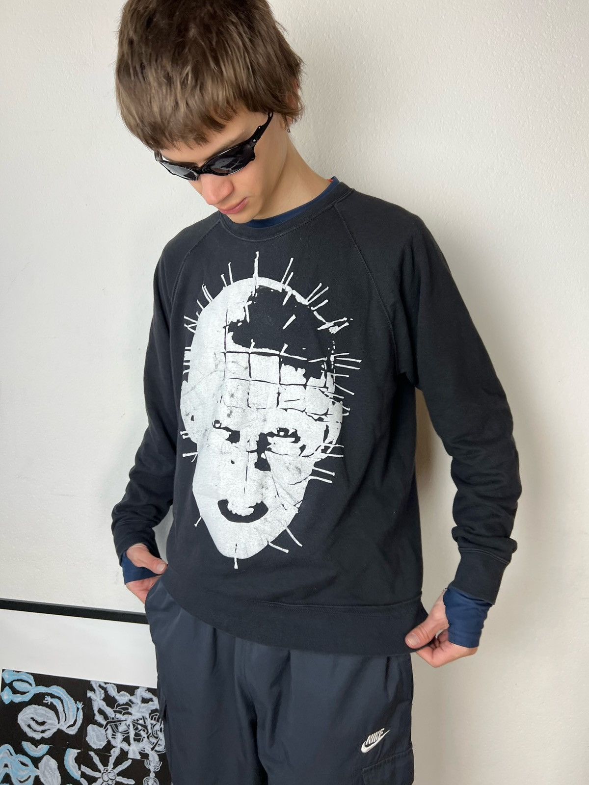 Expert Horror × Hellrazor Hellraiser sweatshirt vintage Size US M / EU 48-50 / 2 - 9 Thumbnail