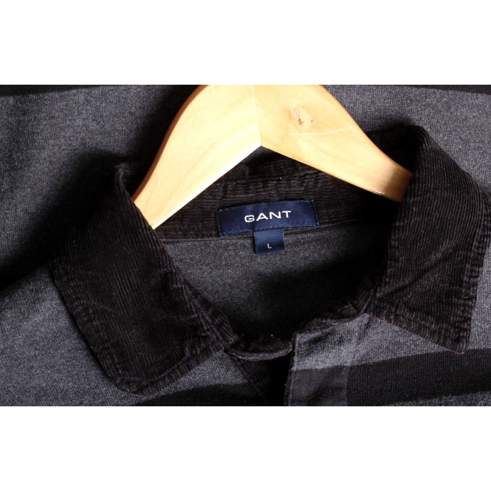 Gant GANT Polo Rugby Shirt Men L Long Sleeve Striped VR2817 Size US L / EU 52-54 / 3 - 4 Thumbnail