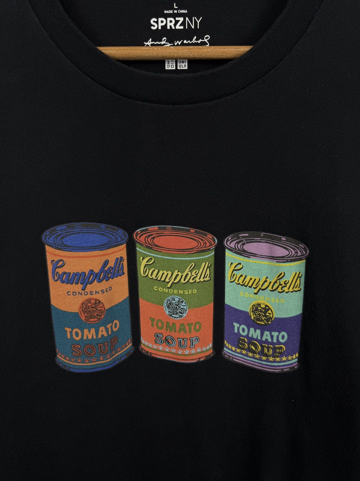 Andy Warhol × Uniqlo 🥫Y2K Andy Warhol Uniqlo Campbell Soup Art T-Shirt Avant Gard Size US L / EU 52-54 / 3 - 4 Thumbnail
