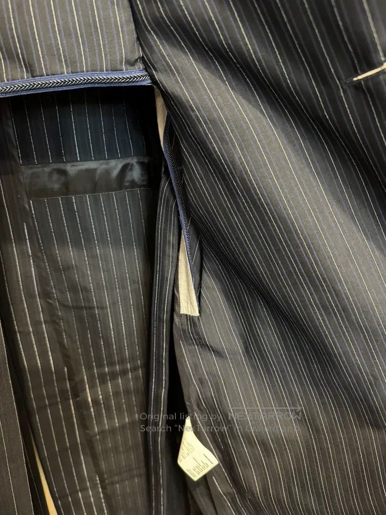 Kiko Kostadinov Kiko Kostadinov trench coat, midnight stripe, white stripe Size US M / EU 48-50 / 2 - 8 Thumbnail