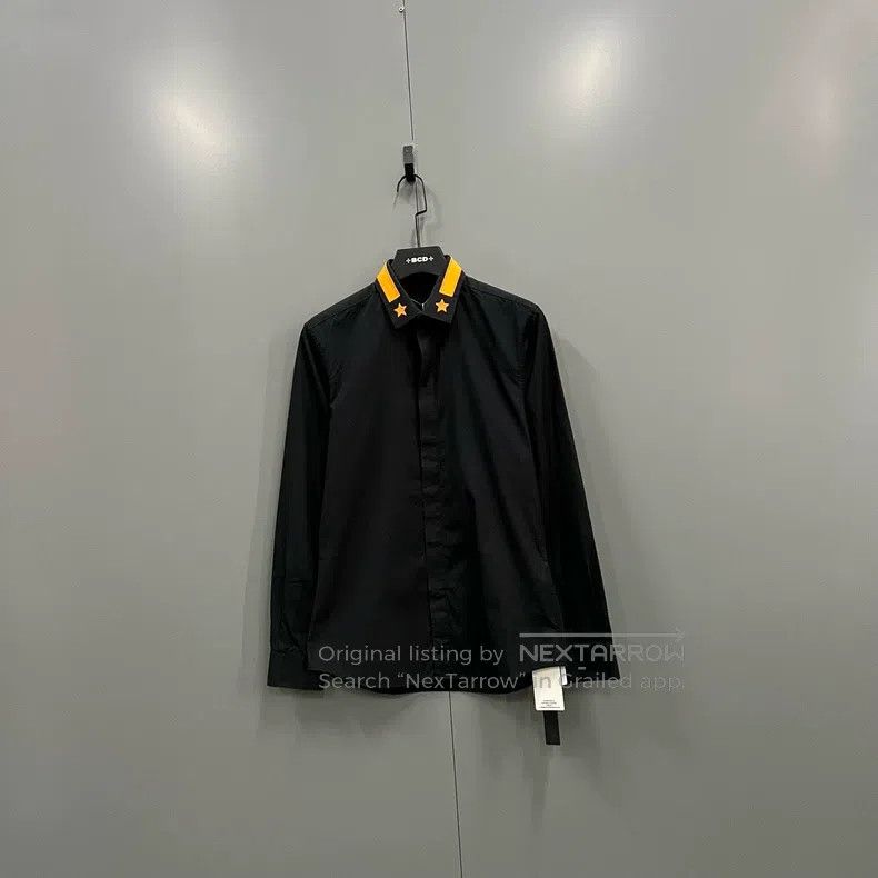 Givenchy Givenchy Size40 Star Embroidery on Collar Shirt Size US M / EU 48-50 / 2 - 1 Thumbnail