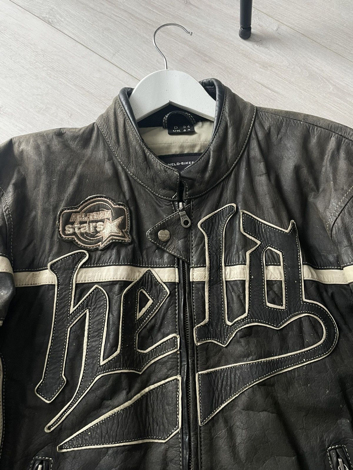 Vintage Vintage Held 77 Motor Biker 90’s Leather Brown Jacket RARE Size US M / EU 48-50 / 2 - 6 Thumbnail