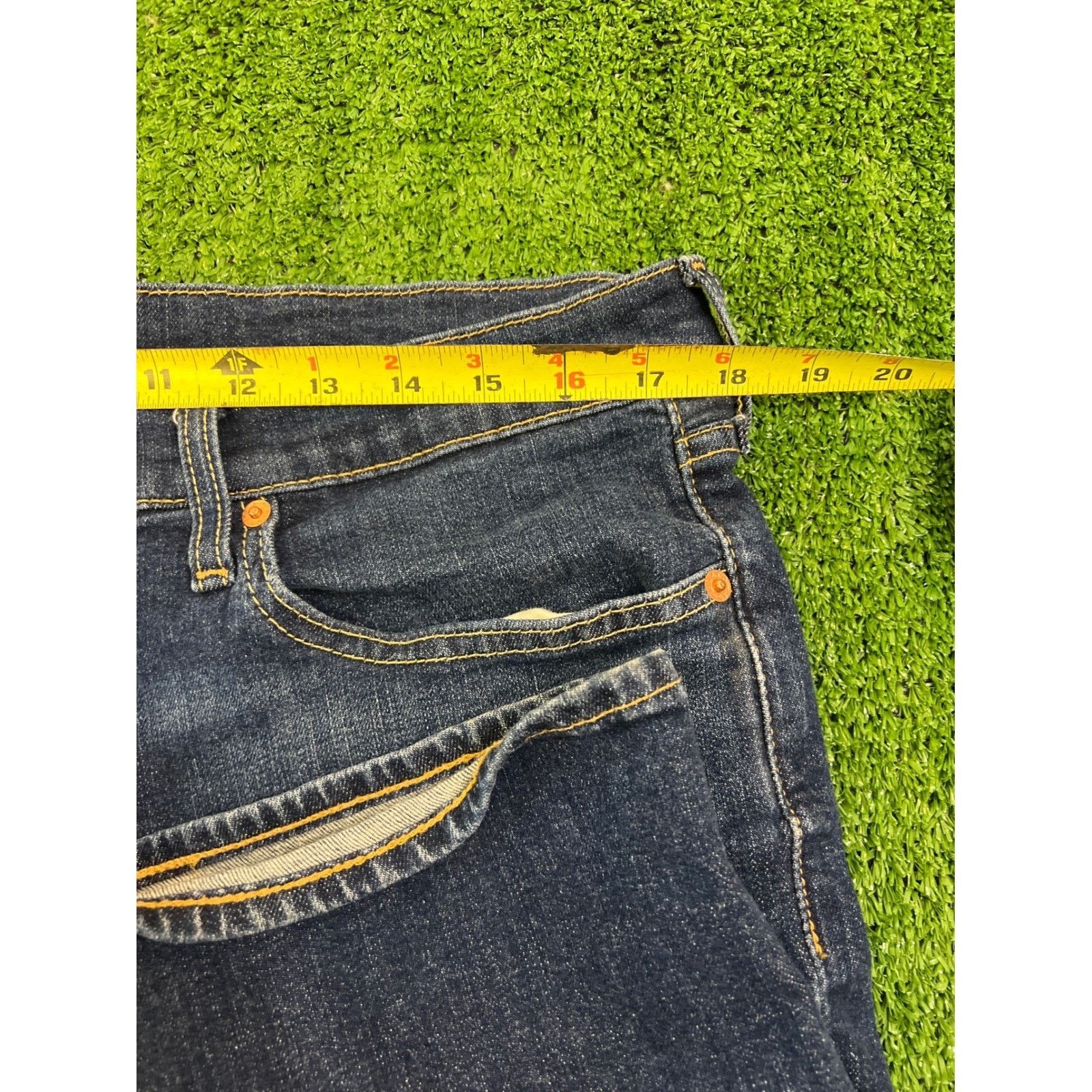 Levi's Levis 541 Athletic Taper Jeans Mens 34x30 Dark Wash Big E Size US 34 / EU 50 - 4 Thumbnail