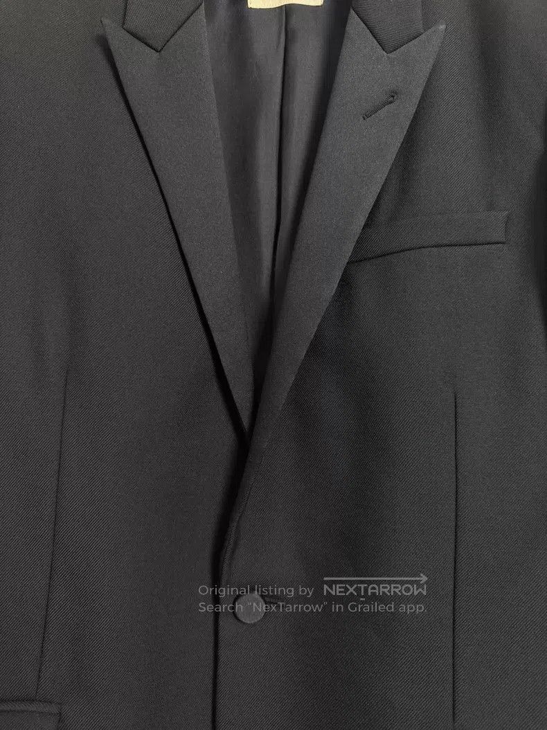 Saint Laurent Paris Saint Laurent Paris Black Smoking Suit Peak Lapel Suit Size US M / EU 48-50 / 2 - 3 Thumbnail