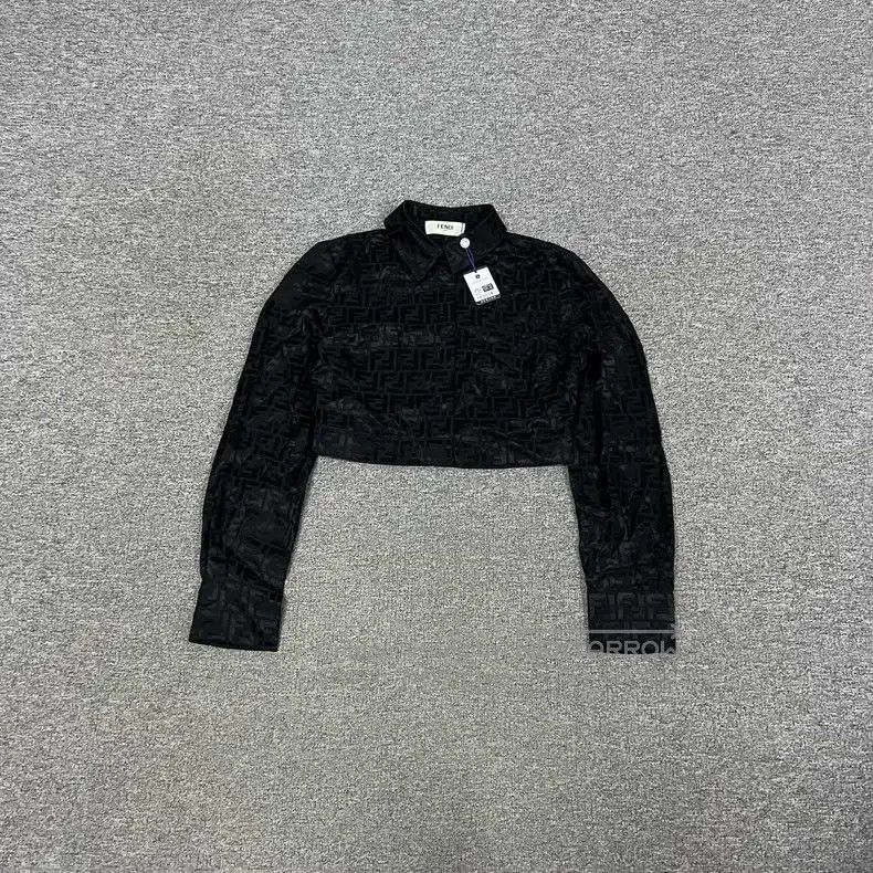 Other Fendi Logo Embossed Silk Shirt Size XS / US 0-2 / IT 36-38 - 1 Thumbnail