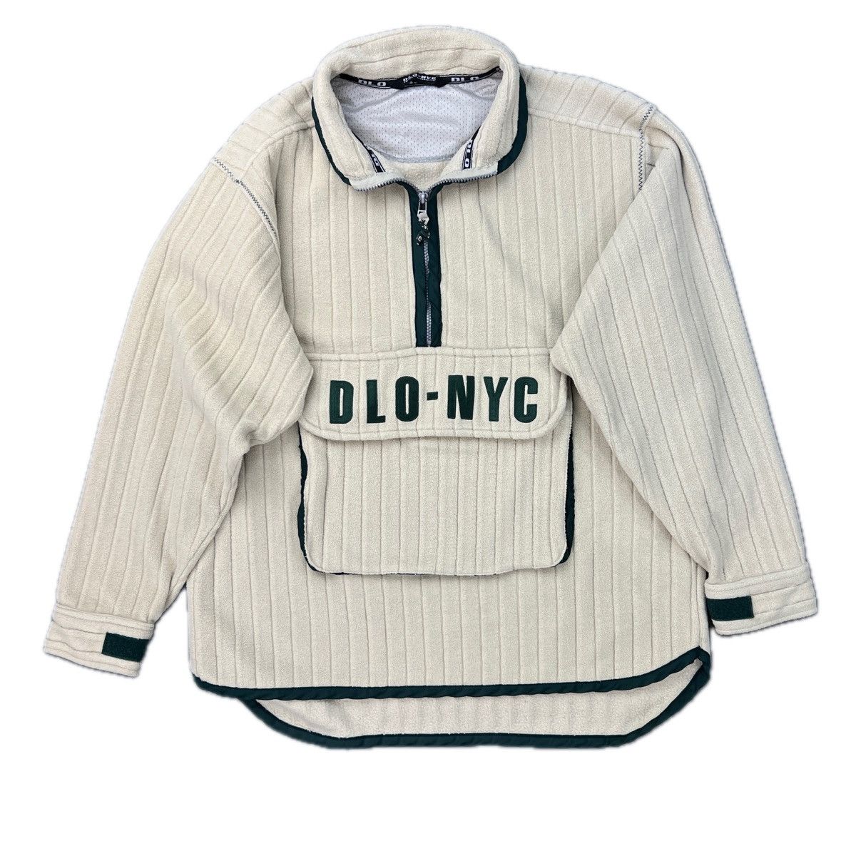 Vintage 90s DLO-NYC Quarter Zip Blanket Pullover Size US XL / EU 56 / 4 - 1 Thumbnail