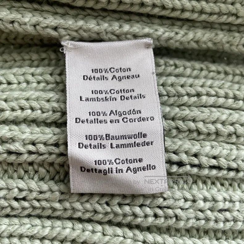 Hermes Hermes Loose Knit Long Sleeve Sweater - Green Size M / US 6-8 / IT 42-44 - 6 Thumbnail