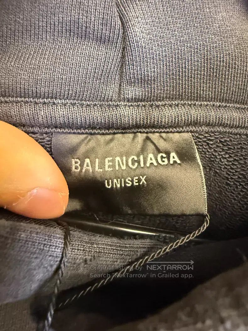 Balenciaga Balenciaga Solid Color Raglan Sleeve Hooded Zip-Up Sweater Size US XS / EU 42 / 0 - 4 Thumbnail