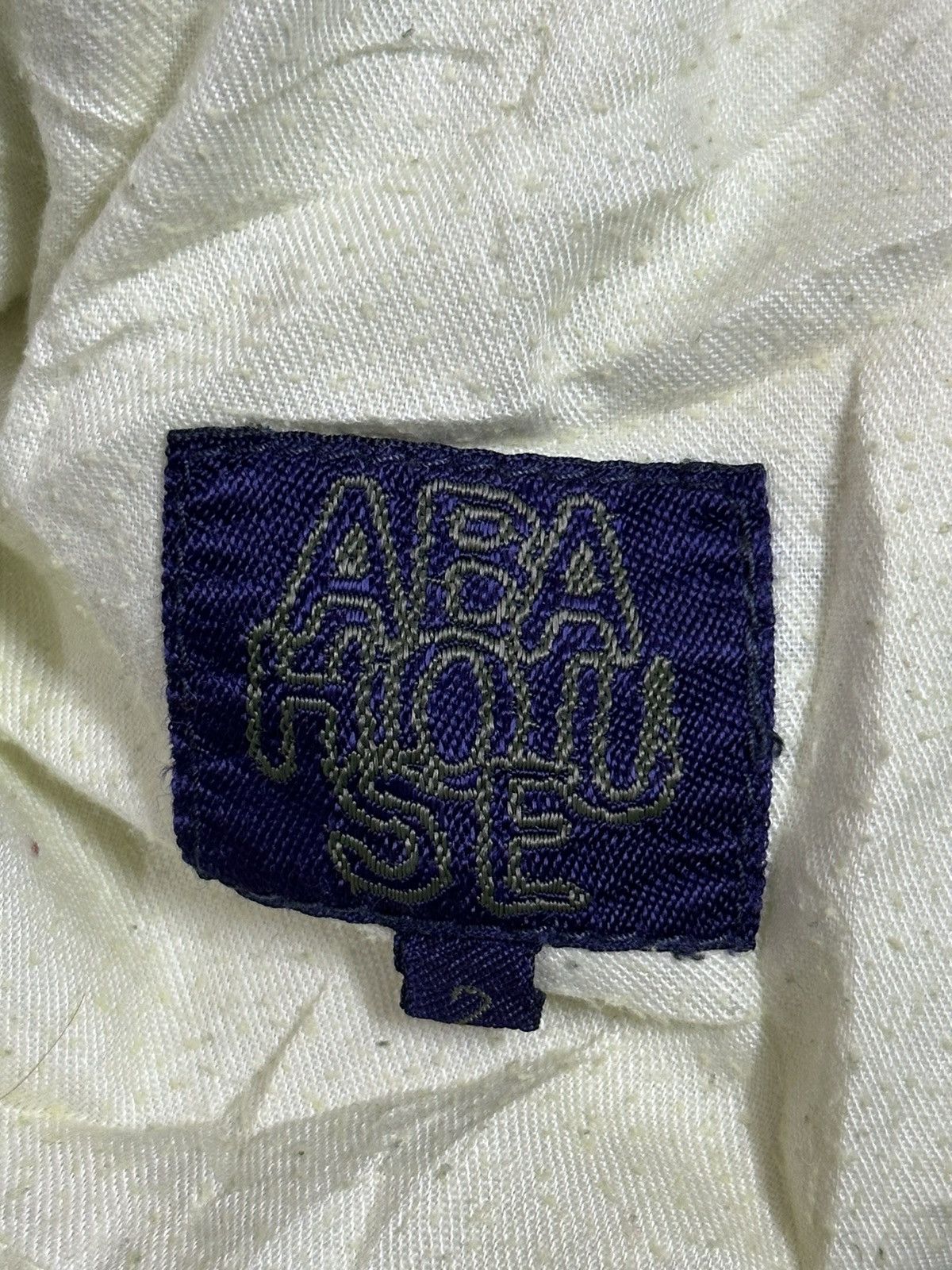 ABAHOUSE Vintage Japanese Abahouse Blue Wash Distressed Flare Jeans Size US 31 - 10 Thumbnail