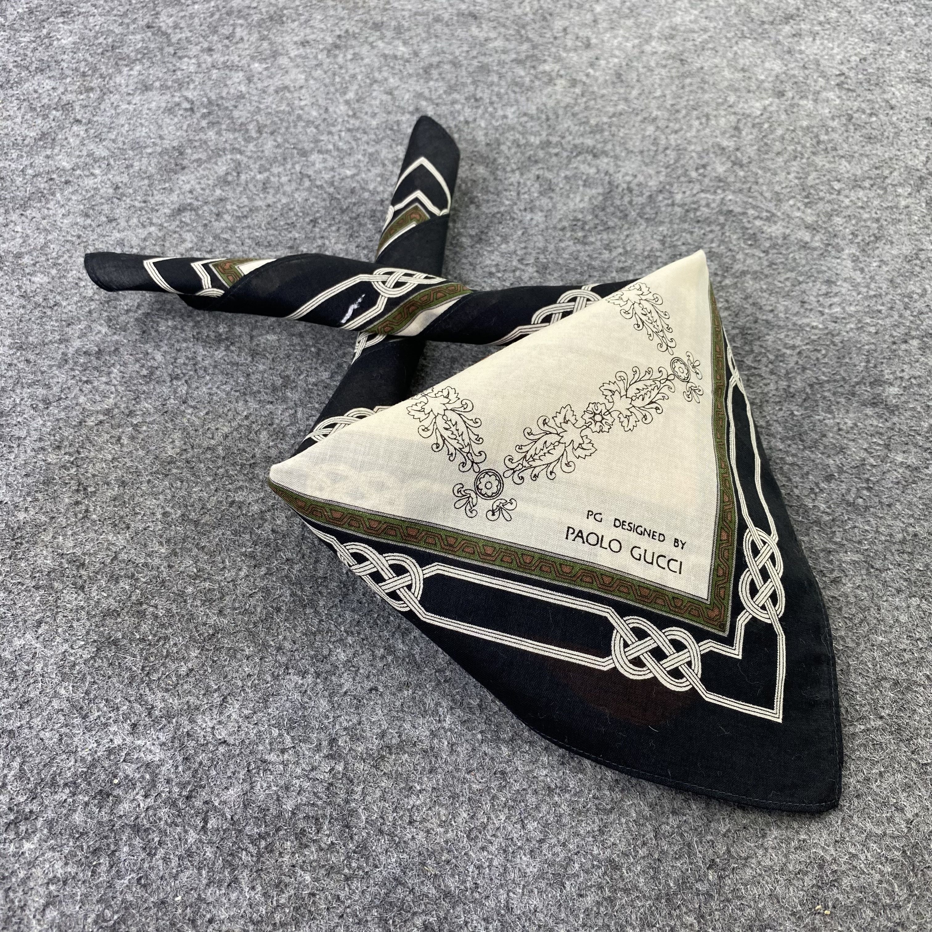 Paolo Gucci Paolo Gucci Handkerchief / Bandana / Neckerchief-B706 Size ONE SIZE - 1 Thumbnail