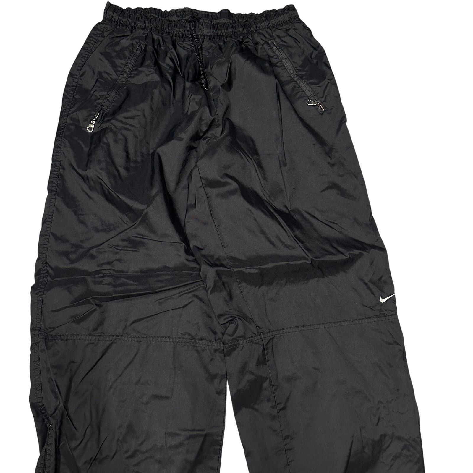 Nike Vintage 90s Nike Cotton Lined Nylon Windbreaker Pants Large Size US 35 - 8 Thumbnail