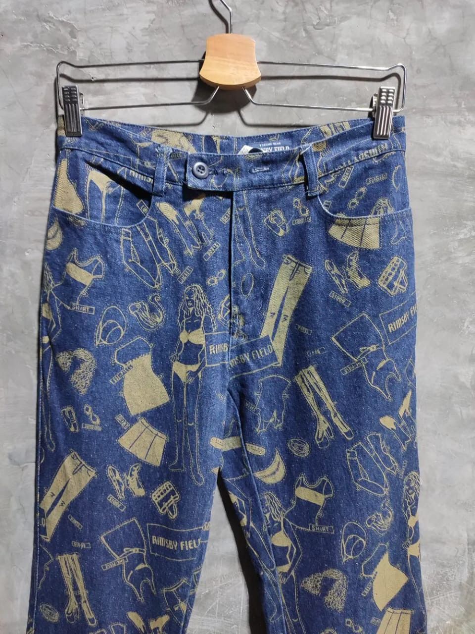 Japanese Brand Rimsby Field Fullprint Pants Size 28" / US 6 / IT 42 - 2 Thumbnail