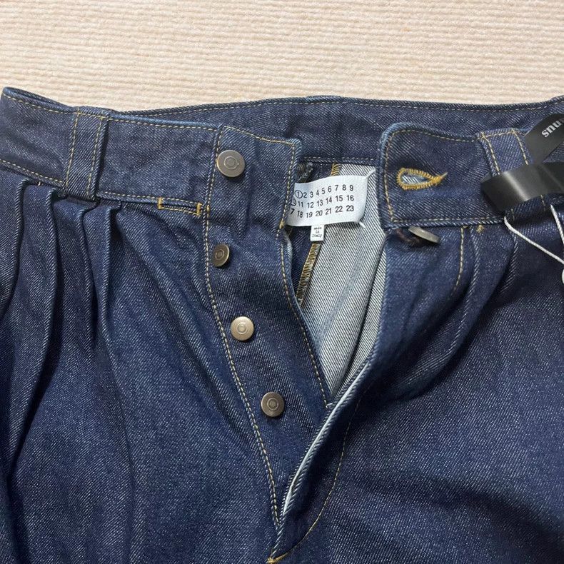 Other Maison Margiela Maison Margiela Wide-Leg Denim Trousers-25 Size US 36 / EU 52 - 2 Thumbnail