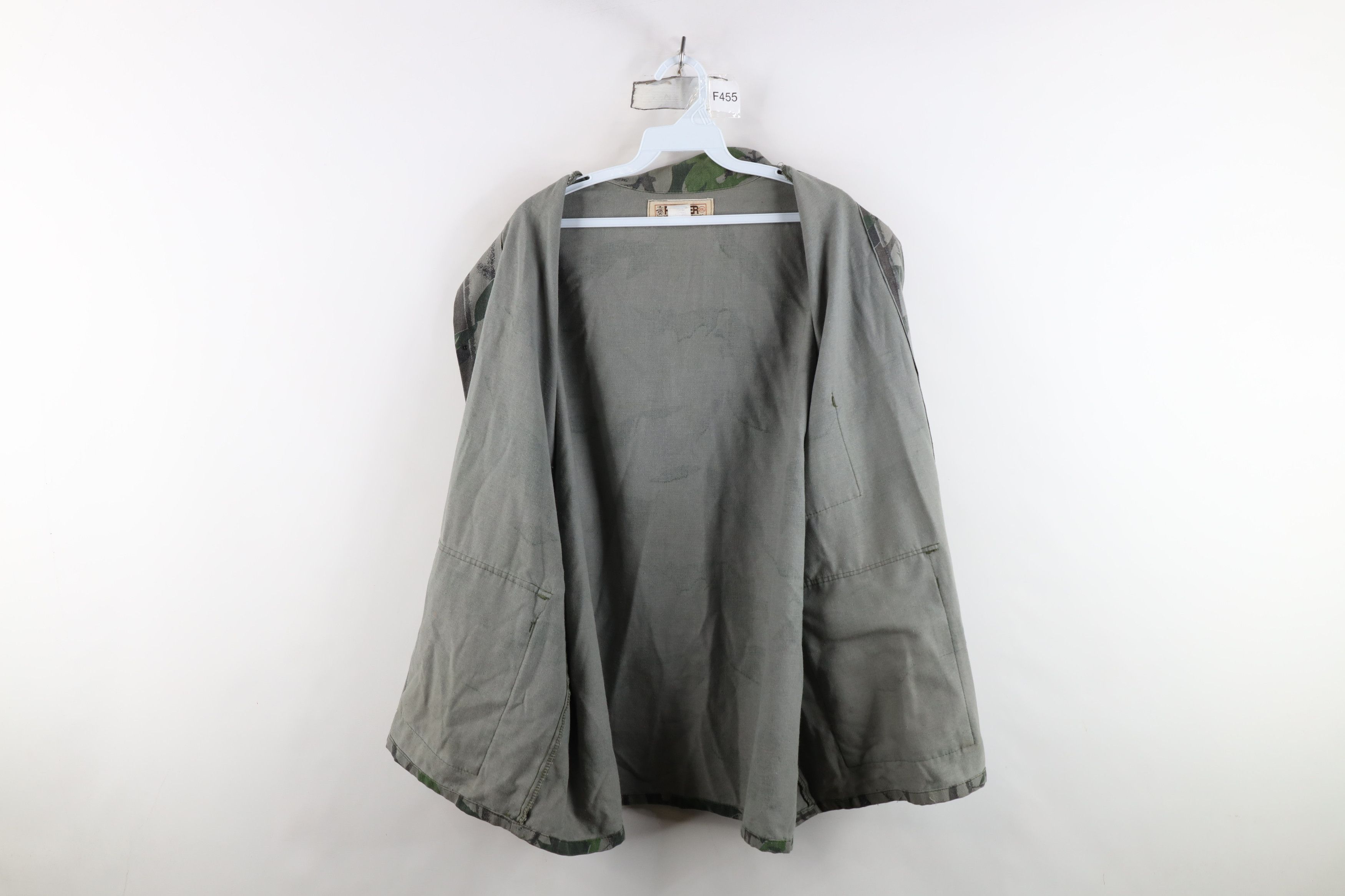 Vintage Vintage 80s 90s Streetwear Camouflage Field Shirt Jacket USA Size US XXL / EU 58 / 5 - 10 Thumbnail