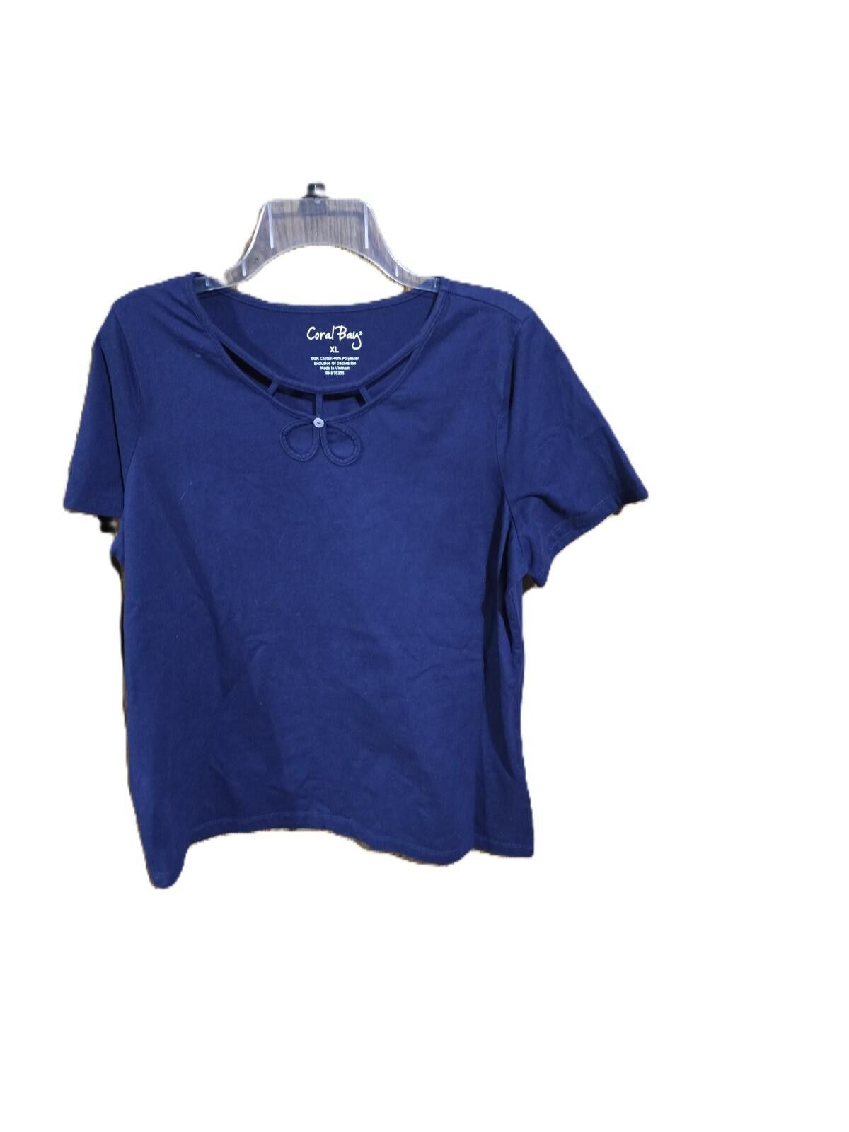 Other Coral Bay Navy Blue Pullover Top Size XL Size XL / US 12-14 / IT 48-50 - 1 Thumbnail