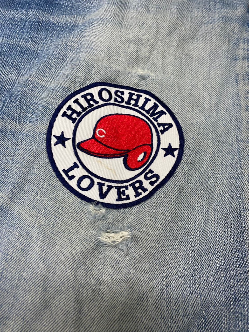 Japanese Brand Vintage Lupo Di Mare Sina Cova Patch Work Distress Denim Size US 36 / EU 52 - 12 Thumbnail