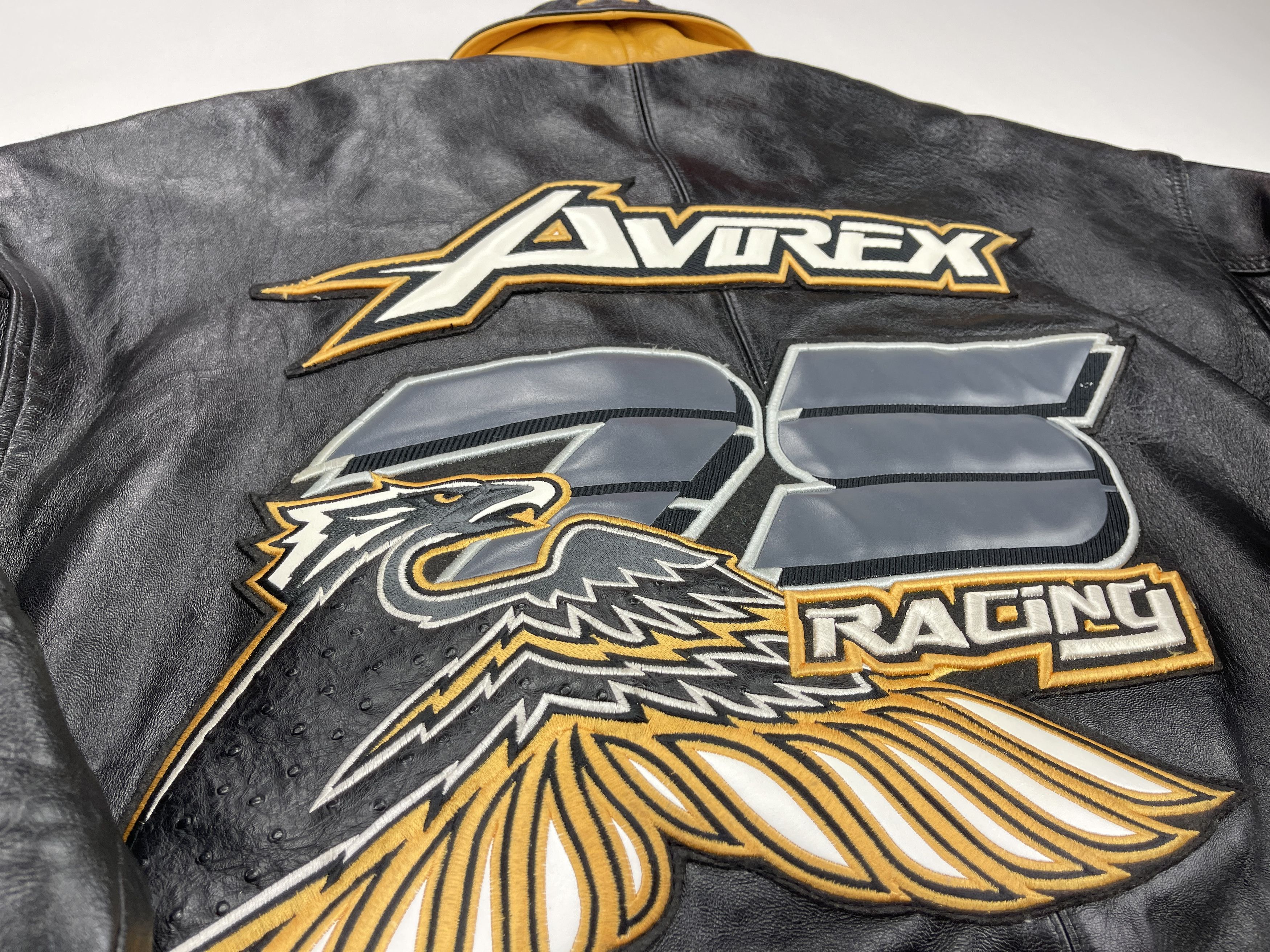 Avirex AVIREX leather jacket, 25th Racing, vintage, 90s hip hop XXL Size US XXL / EU 58 / 5 - 6 Thumbnail