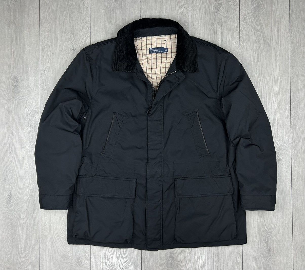 Polo Ralph Lauren × Vintage Polo Ralph Lauren Vintage Men’s Black Jacket Size XL Size US XL / EU 56 / 4 - 1 Thumbnail