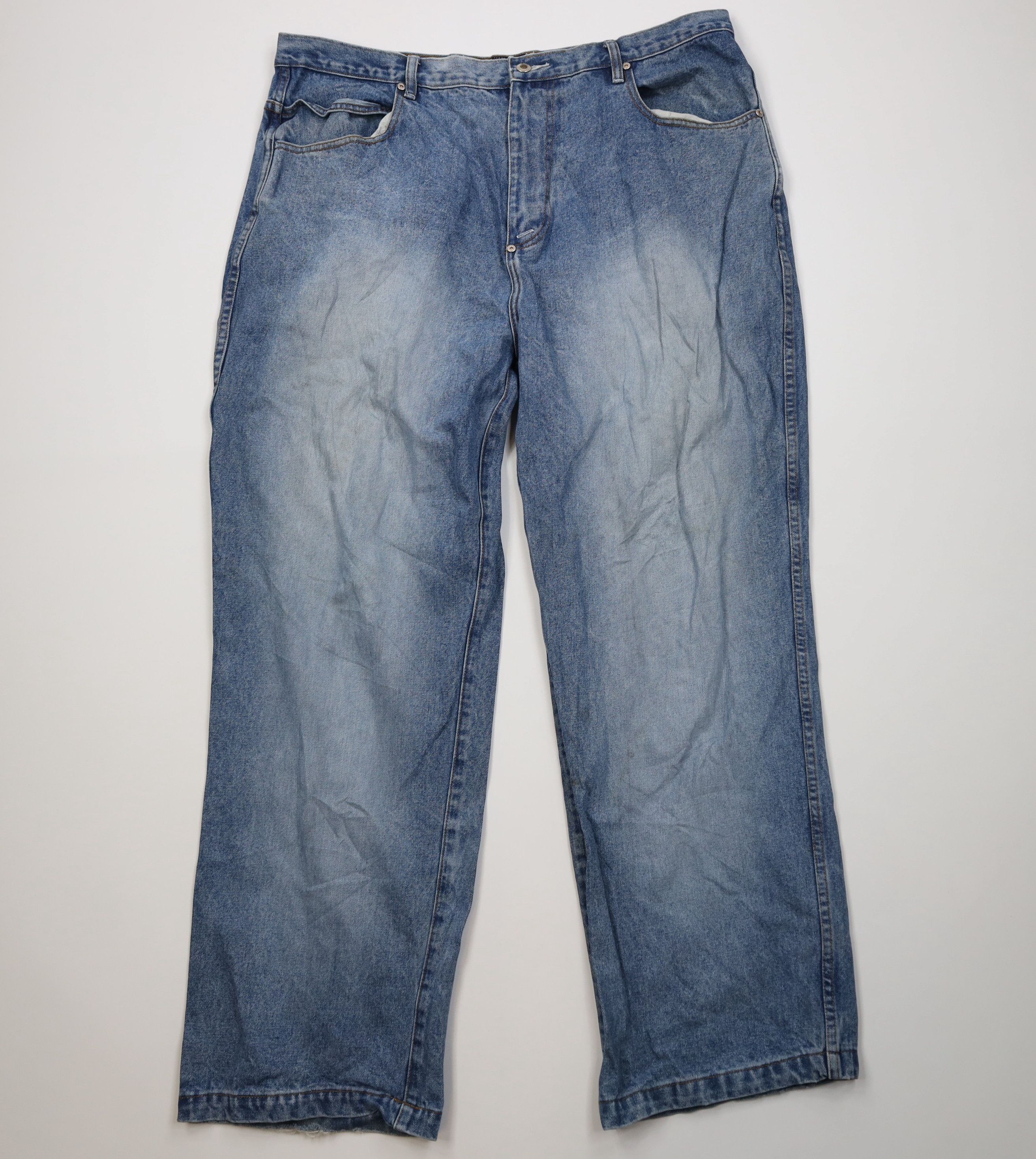 Phat Farm Vintage 90s Phat Farm Baggy Wide Leg Denim Jeans Blue Size US 40 / EU 56 - 1 Thumbnail
