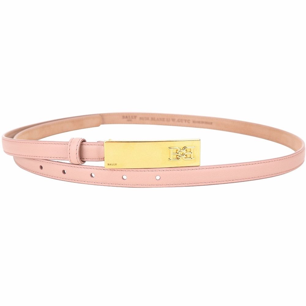 Bally o1y0725 Size : 85 = 34 / Thin Belt in Blush Size ONE SIZE - 1 Thumbnail