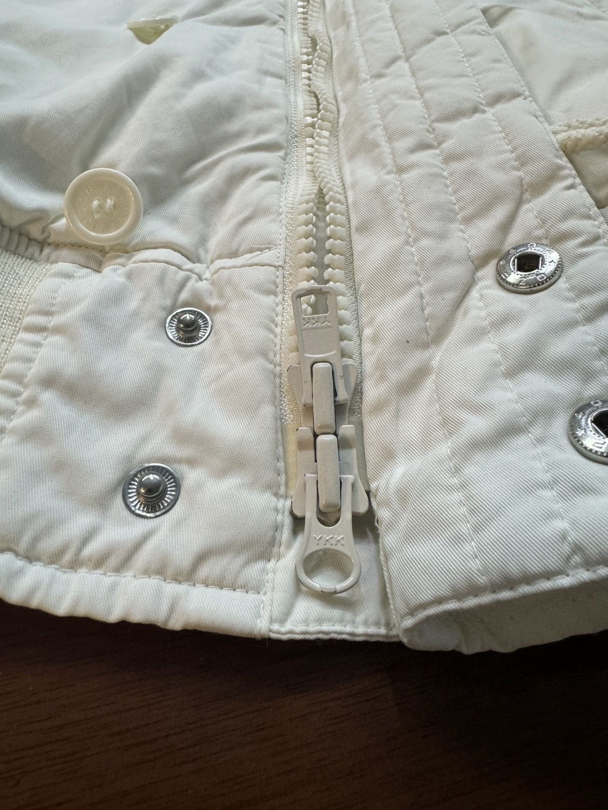 Japanese Brand × Le Grande Bleu (L.G.B.) Vintage Cropped Fur Hood Bomber Jacket Size US S / EU 44-46 / 1 - 10 Thumbnail